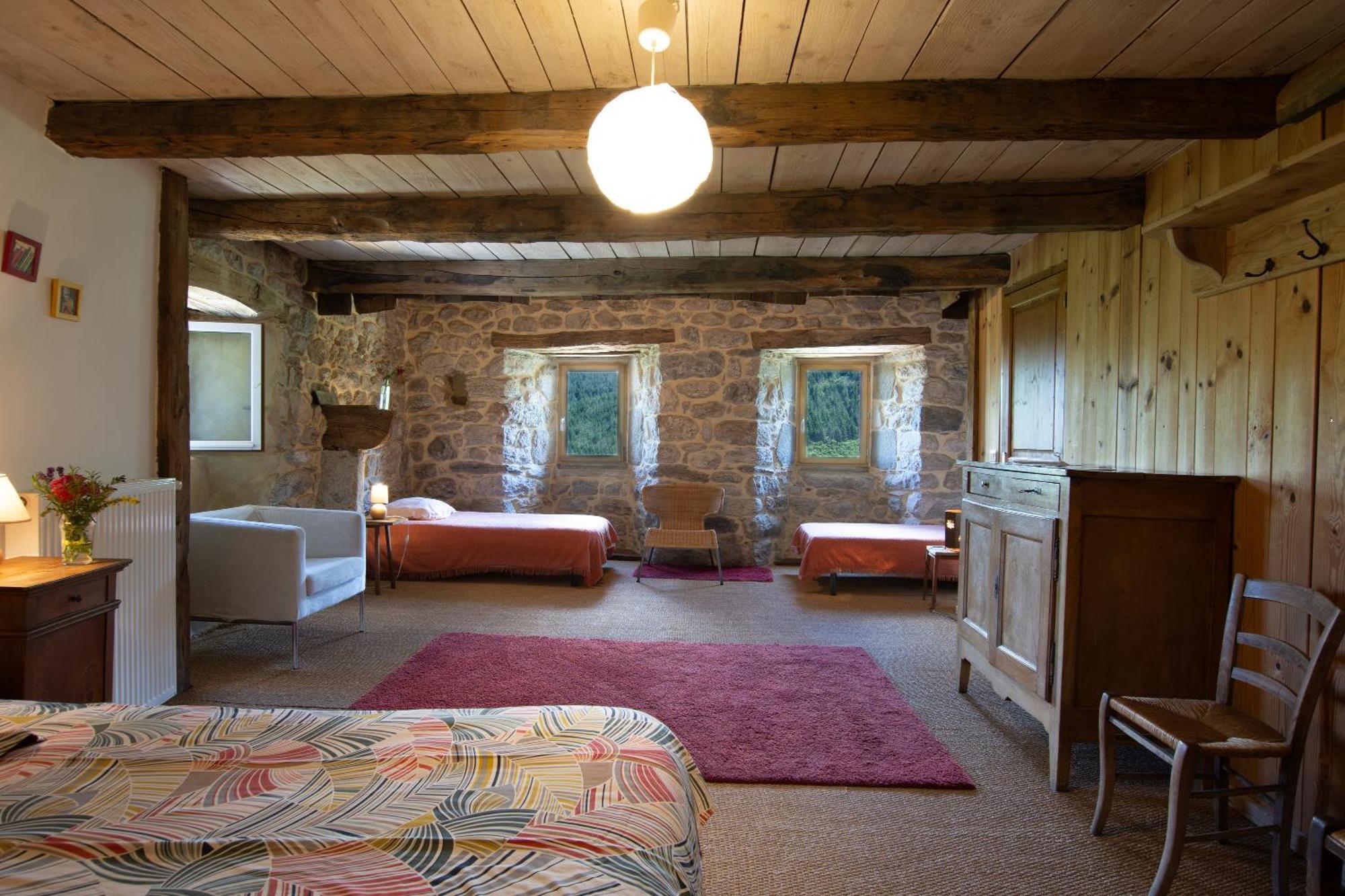 Les Chambres De La Ferme De Chalas Valgorge Экстерьер фото